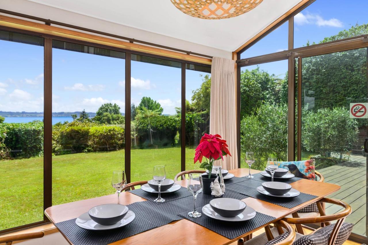 The Bird House - Kawaha Point, Rotorua. Stylish Six Bedroom Home With Space, Views And Relaxed Atmosphere 外观 照片